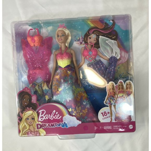 Barbie Dreamtopia New in Box, mix-n-Match up to 18+ looks - Picture 1 of 2